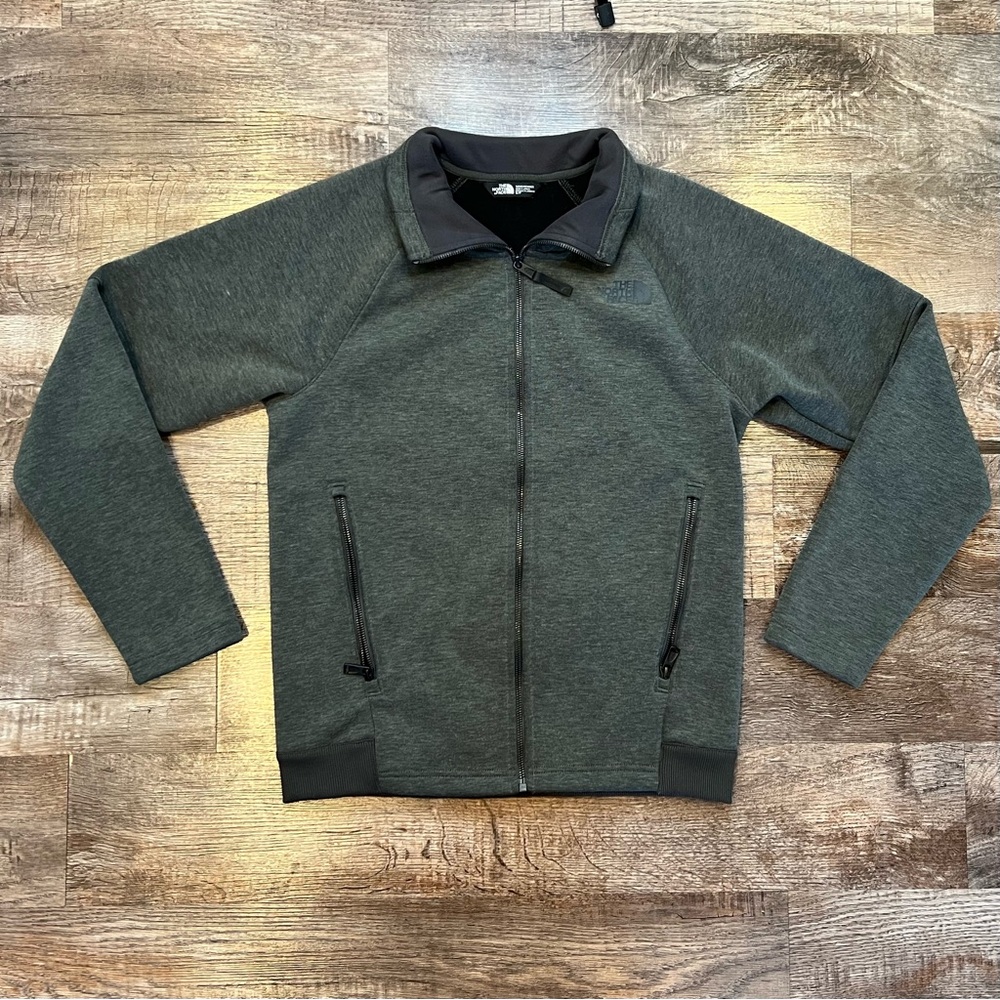 The North Face Far Northern Mens Charcoal Grey Full Zip Jacket Small
